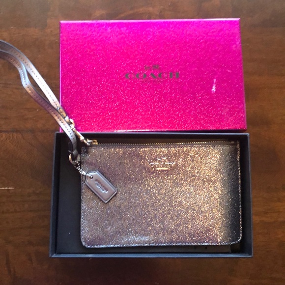 Coach Wristlet with Sparkles - Picture 1 of 5